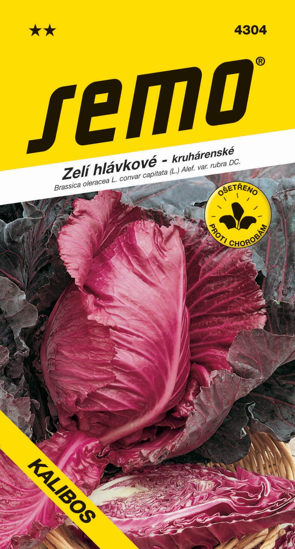 Zelí hlávkové špičaté červené Kalibos