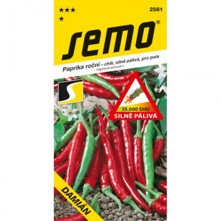 Paprika chilli červená Damián