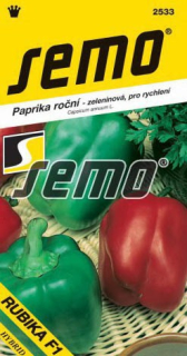 Paprika červená Rubika 