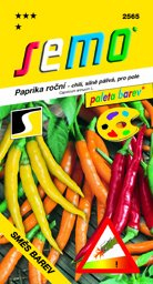 Papriky chilli směs barev