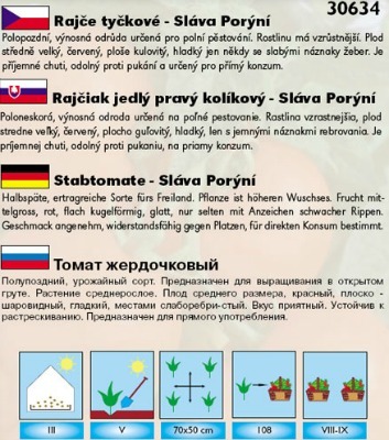 Rajče tyčkové Sláva Porýní