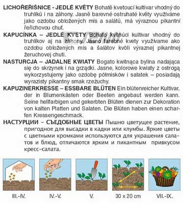 Lichořeřišnice jedlé květy