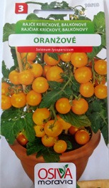 Rajče balkonové převislé oranžové